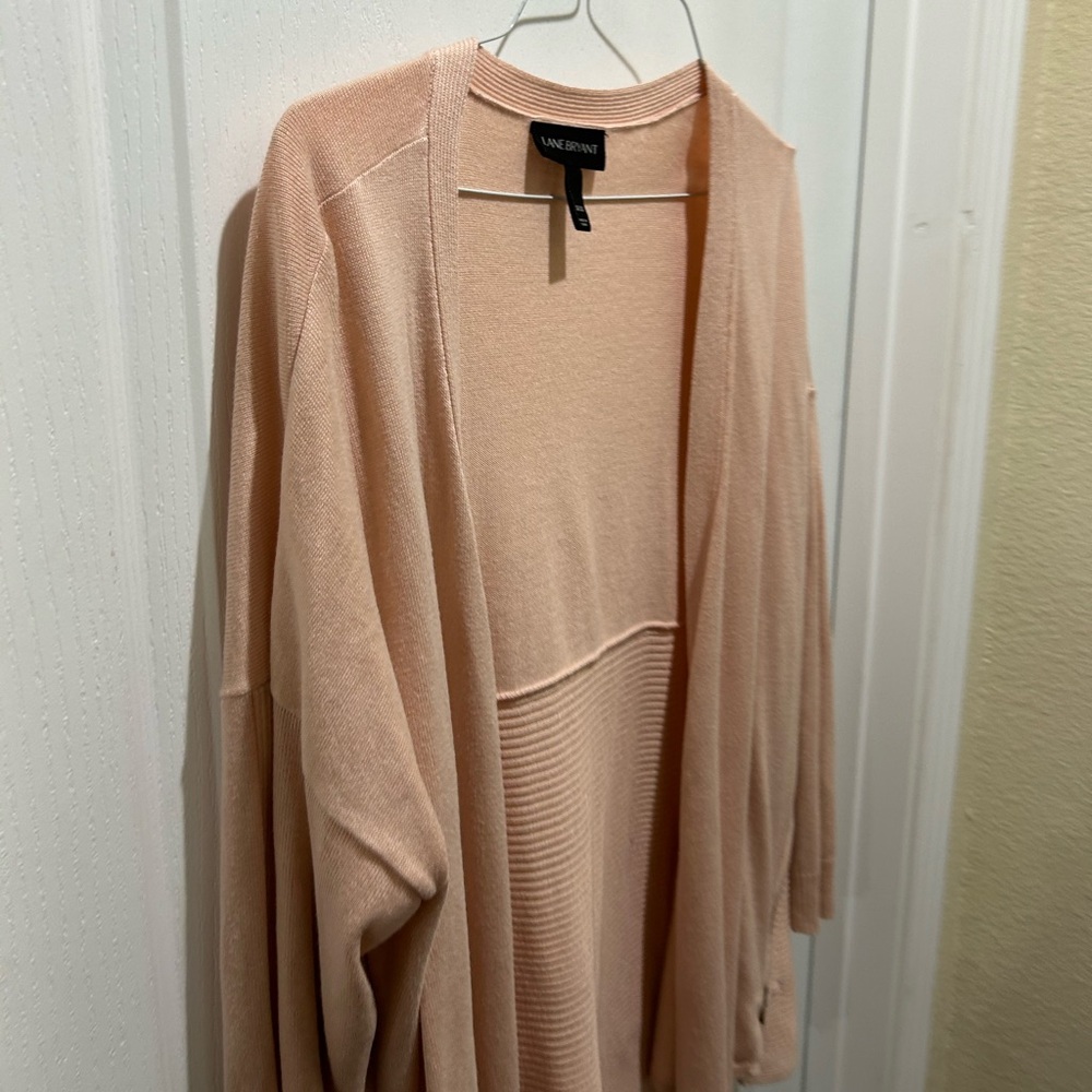 Lane Bryant pink cardigan 18/20